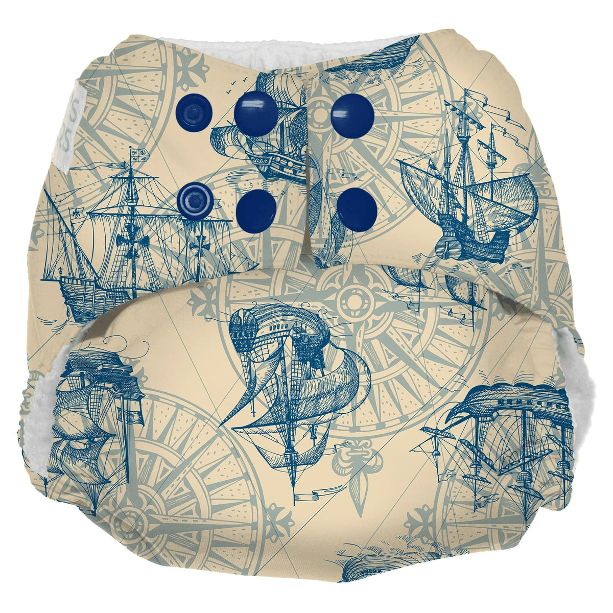 Nicki&#39;s Diapers One Size Snap Pocket Diaper Follow the Winds