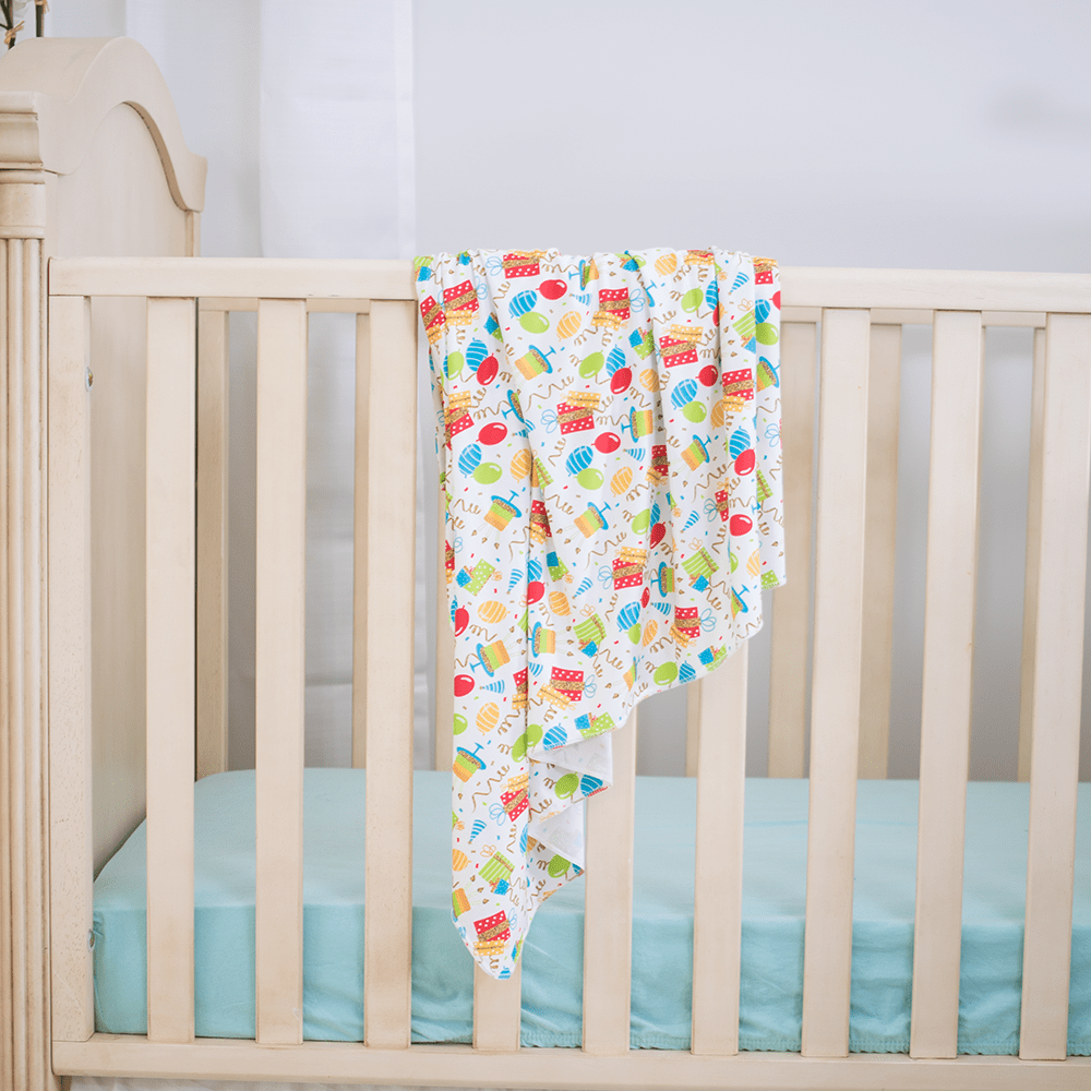 Bumblito Stretch Swaddle Set Birthday Party