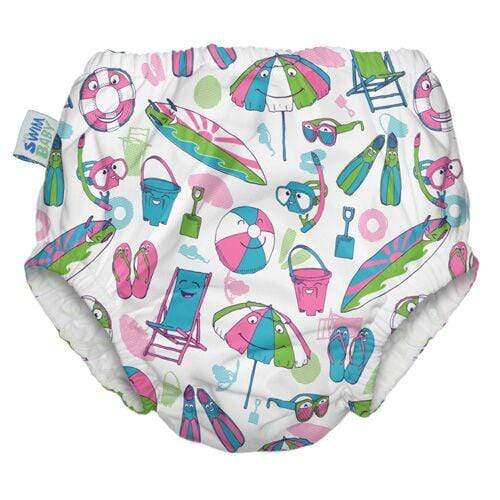 CLEARANCE: My Swim Baby Swim Diaper Large / Salty Toes