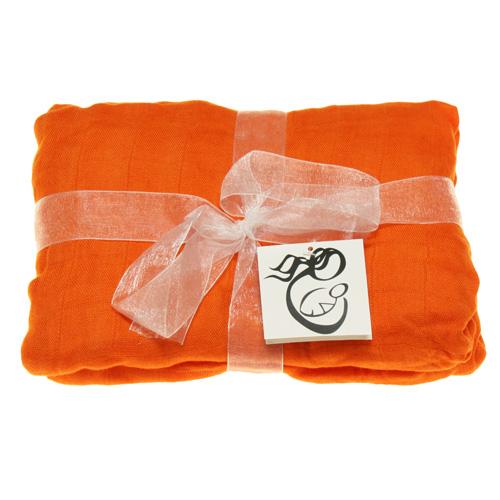 CLEARANCE: Nicki&#39;s Diapers Bamboo Swaddle Blanket Dreamsicle