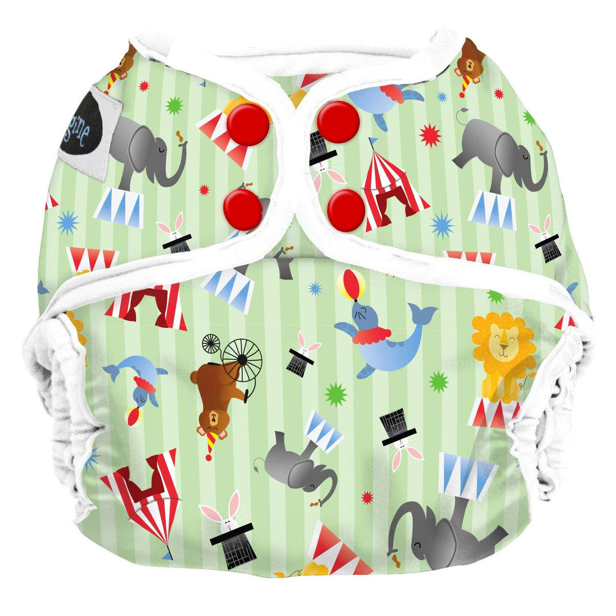 Imagine Baby Snap All-In-Two Diaper Jumbo&#39;s Circus