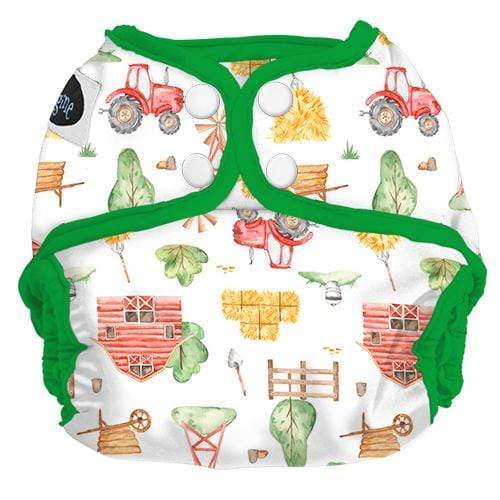 Imagine Baby Snap Diaper Cover Little Farmer / One Size