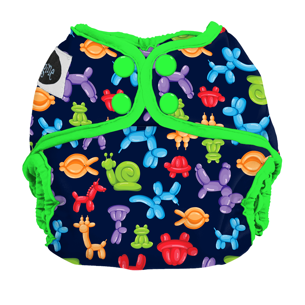 Imagine Baby Snap Diaper Cover Party Animal / Newborn