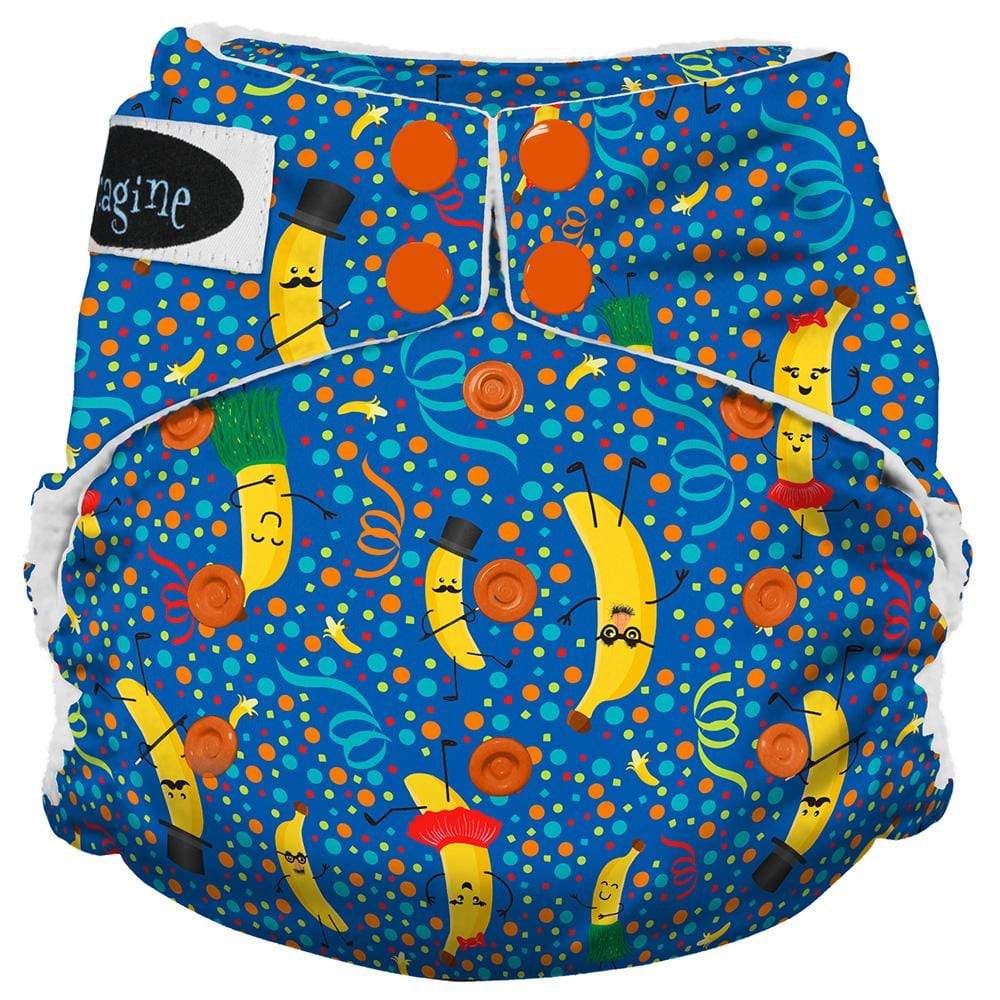 Imagine Baby Stay Dry Microfiber Snap All-In-One Diaper Feelin' All Ripe / One Size