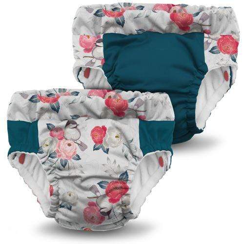 KangaCare Lil Learnerz Training Pant Two Pack Lily &amp; Caribbean / L