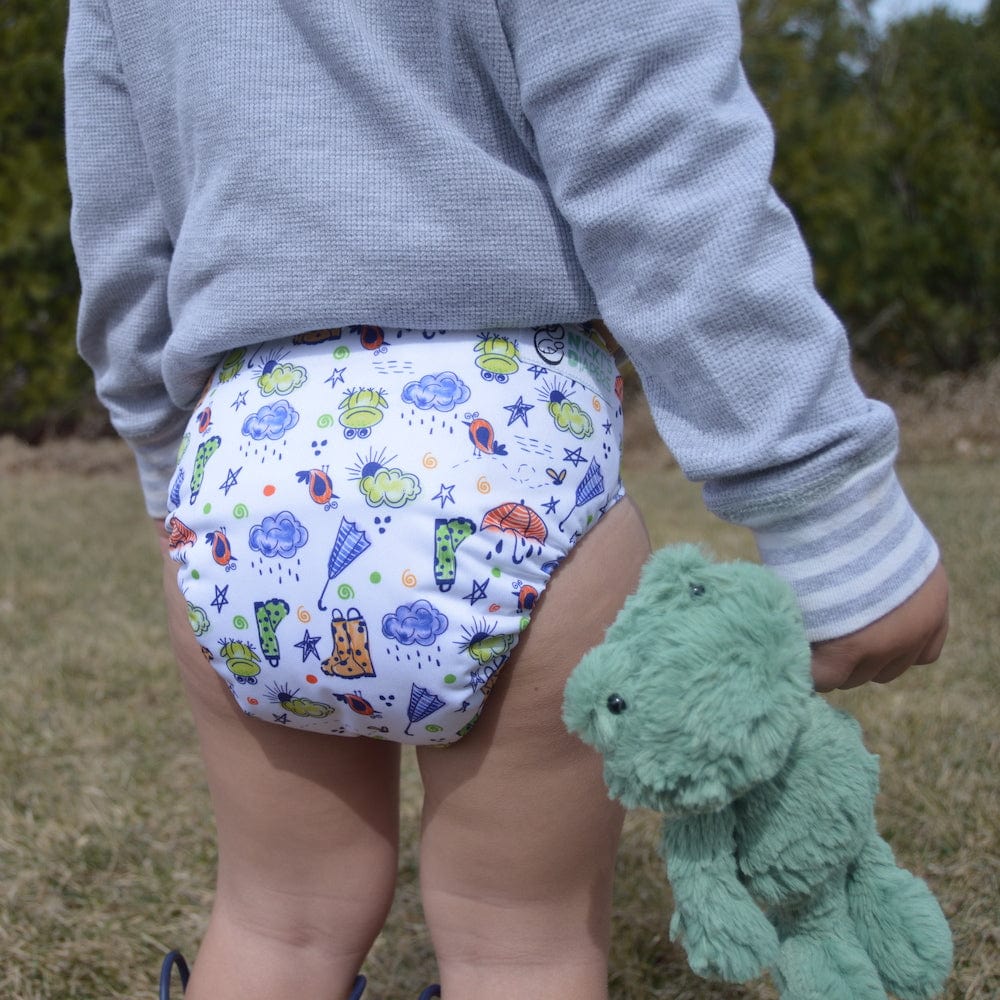 Nicki&#39;s Diapers Bamboo Snap All-In-One Diapers