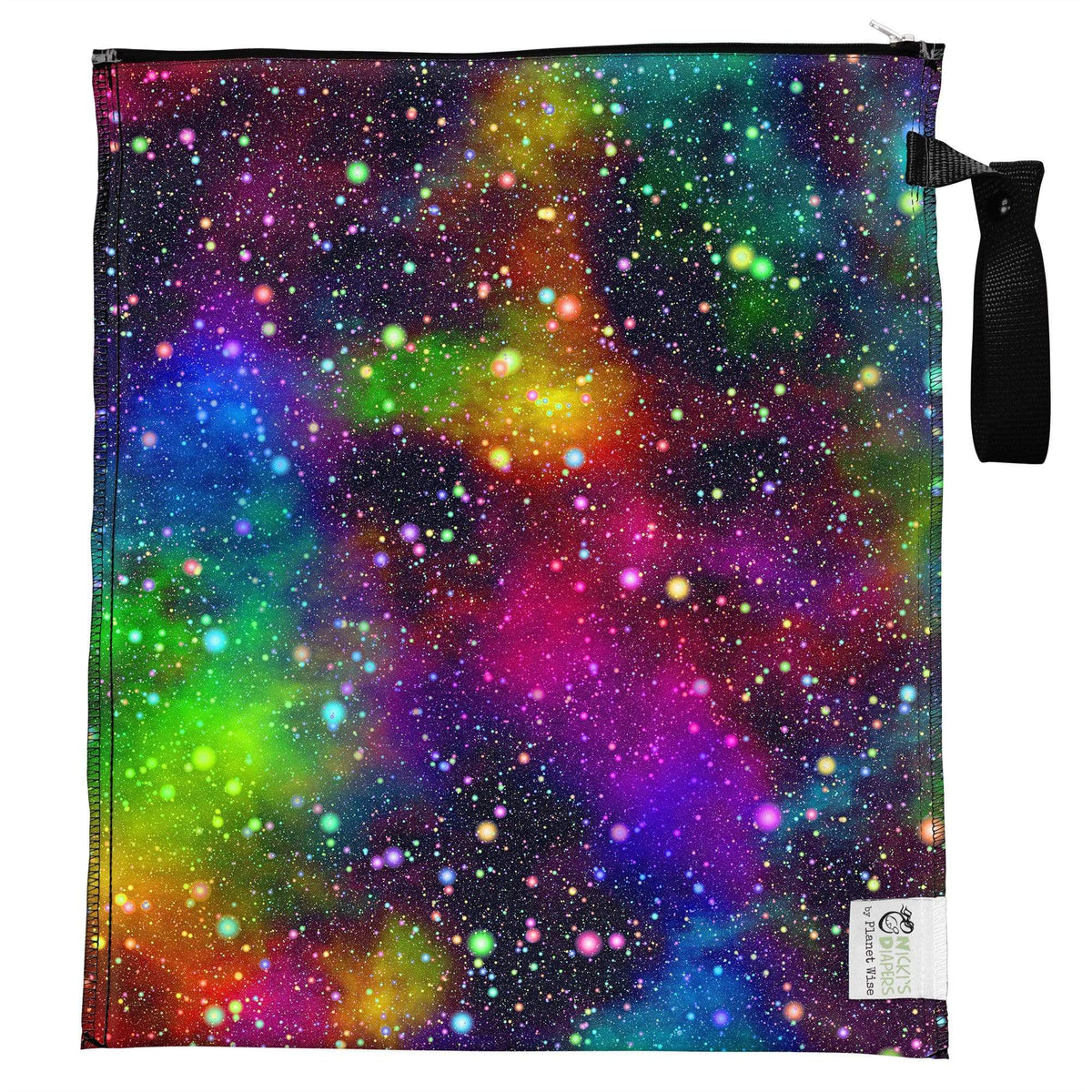Nicki&#39;s Diapers Medium Wet Bag Prism Nebulae