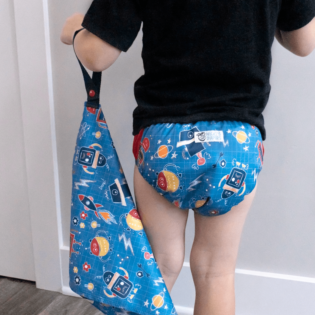 Nicki's Diapers Training Pants Beep Bop Boop / M