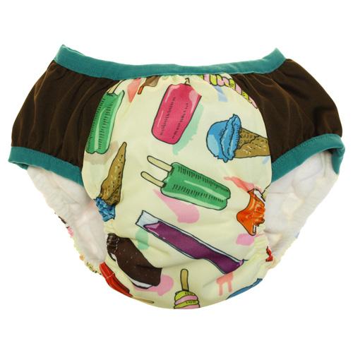 Nicki's Diapers Training Pants Large / Brain Freeze - Razz