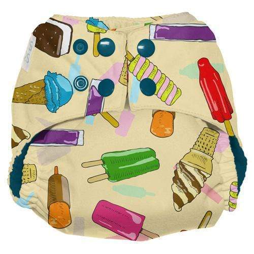 Nicki's Diapers Ultimate Snap All-In-One Diapers Brain Freeze / One Size