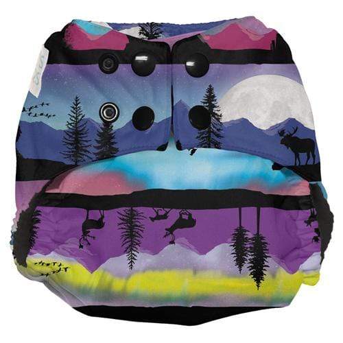 Nicki&#39;s Diapers Ultimate Snap All-In-One Diapers Northern Lights / One Size