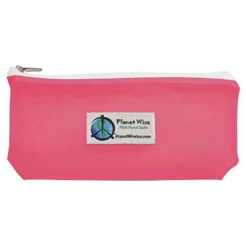 Planet Wise Tinted Zipper Snack Bag Pink / Snack Bag / 1