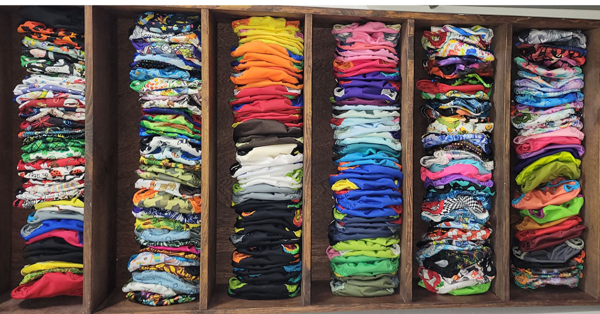 Cloth Diapers Organized