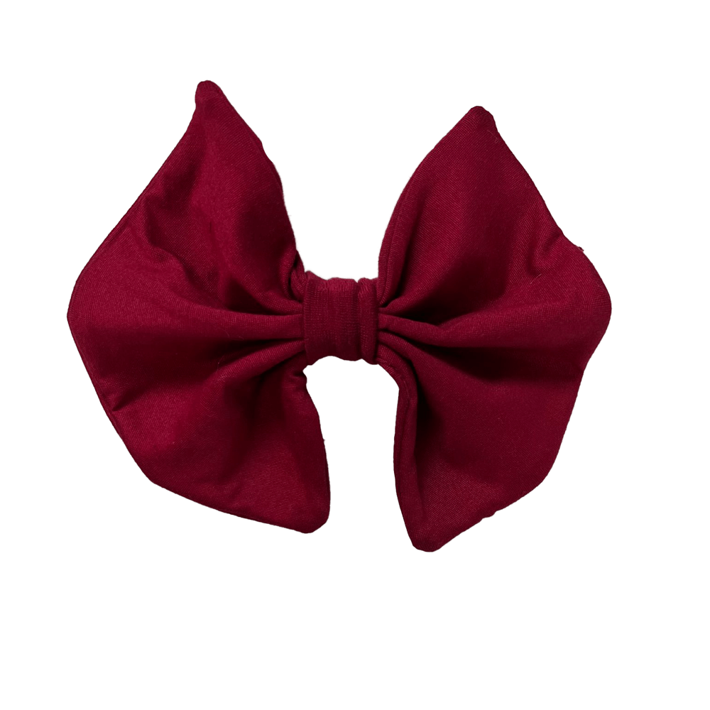 CLEARANCE: Bumblito Big Bow Headband Merlot