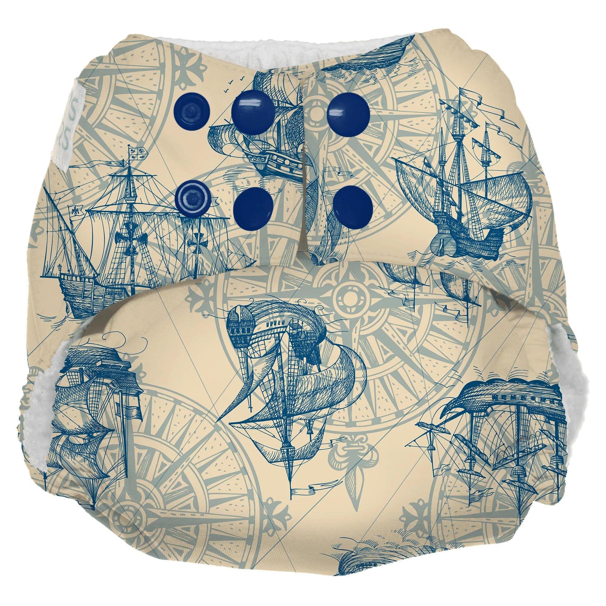 Nicki's Diapers One Size Snap Pocket Diaper Follow the Winds