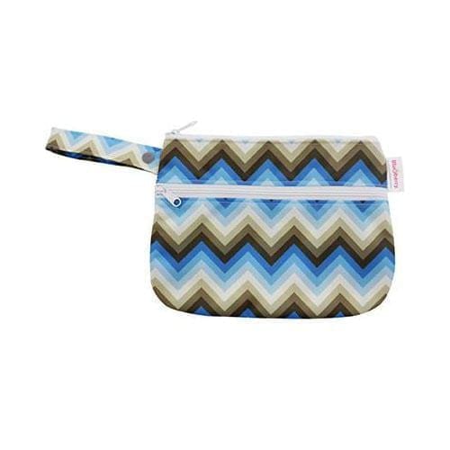 Blueberry Diapers Clutch Blue Chevron