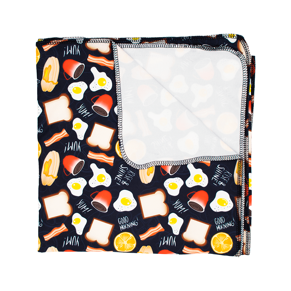 CLEARANCE: Imagine Baby Stretchy Swaddle Blanket Bacon Me Crazy