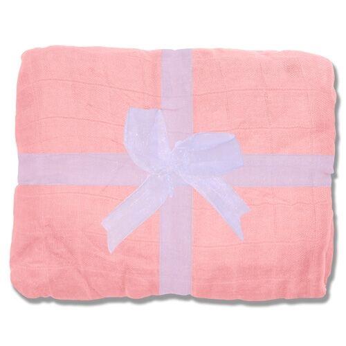 CLEARANCE: Nicki&#39;s Diapers Bamboo Swaddle Blanket Grapefruit
