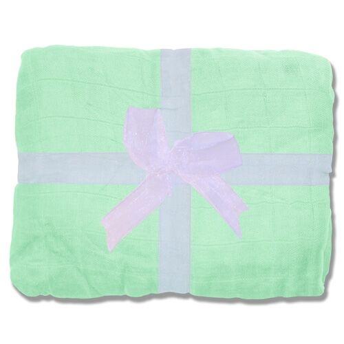 CLEARANCE: Nicki&#39;s Diapers Bamboo Swaddle Blanket Key Lime