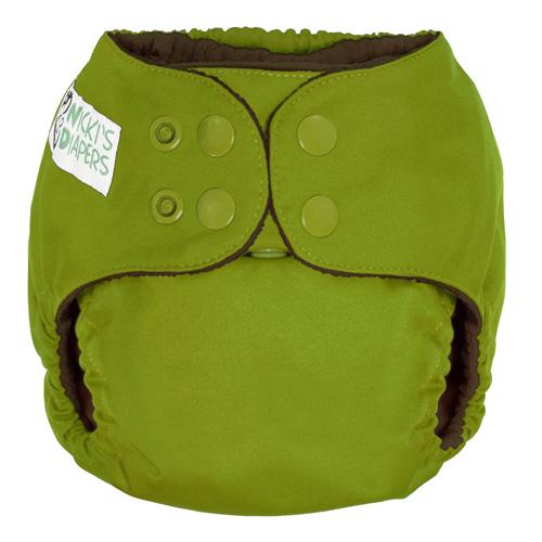 CLEARANCE: Nicki&#39;s Diapers One Size Snap Pocket Diaper Caramel Apple