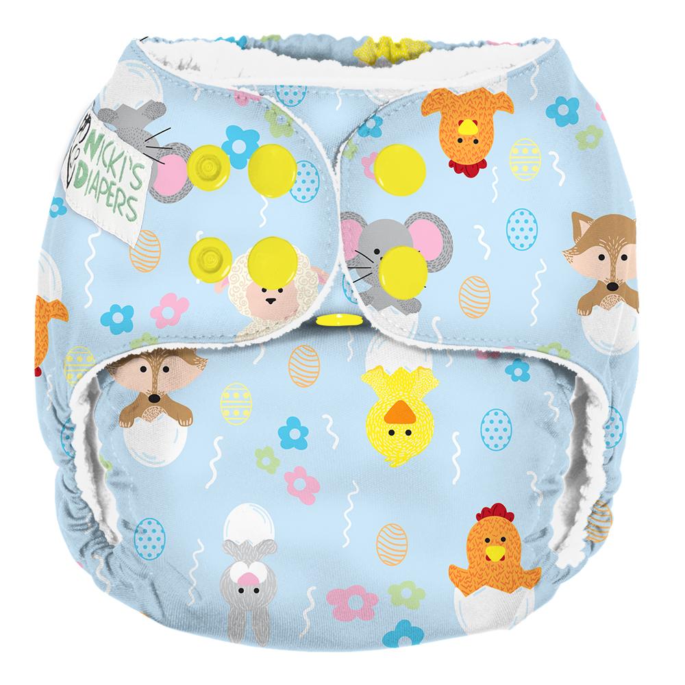 CLEARANCE: Nicki&#39;s Diapers One Size Snap Pocket Diaper Cracking Up