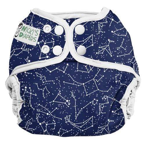 CLEARANCE: Nicki&#39;s Diapers Snap Cloth Diaper Cover One Size / Little Dipper