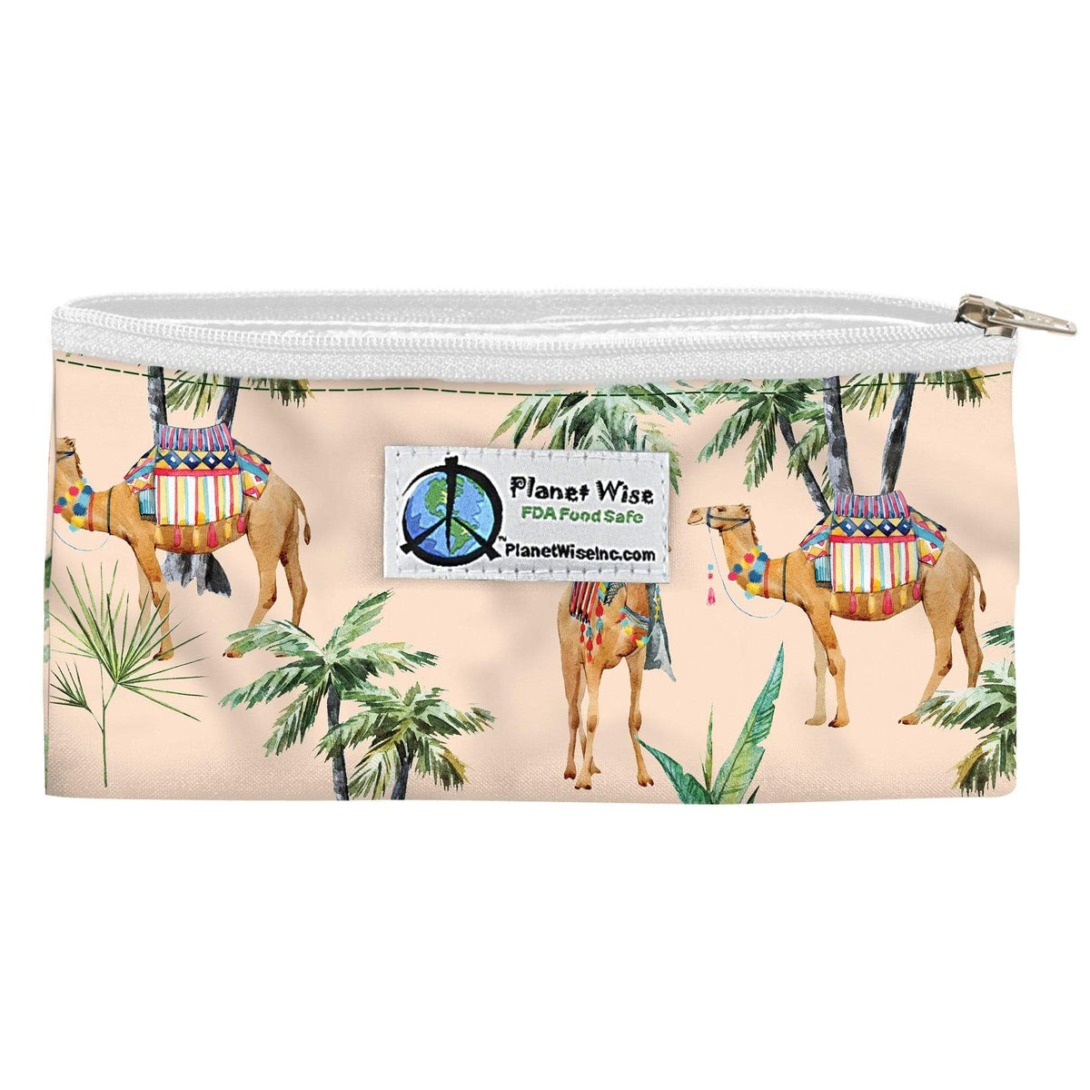 CLEARANCE: Planet Wise Reusable Printed Zipper Snack Bag Humphrey