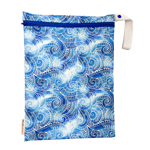 CLEARANCE: Smart Bottoms On The Go Wet Bag Sea Waves