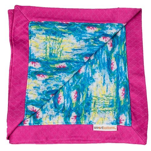 CLEARANCE: Smart Bottoms Snuggle Blanket Water Lilies