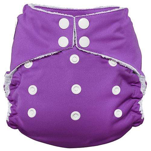 Imagine Baby Bamboo Snap All-In-One Diapers Amethyst / One Size
