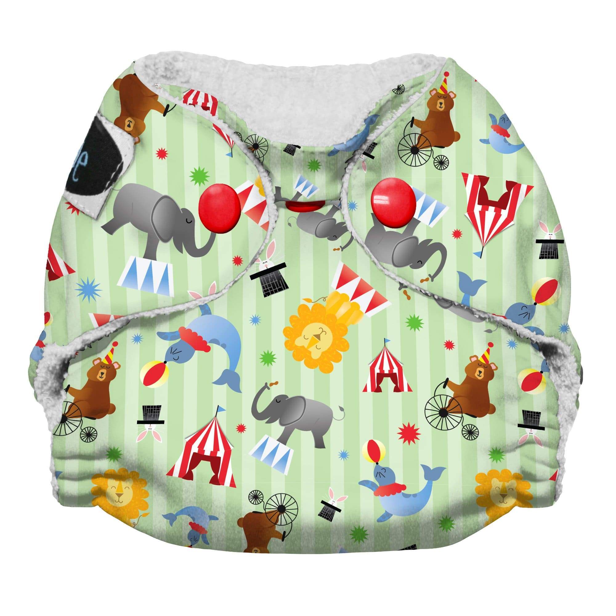 Imagine Baby Bamboo Snap All-In-One Diapers Jumbo's Circus / Newborn