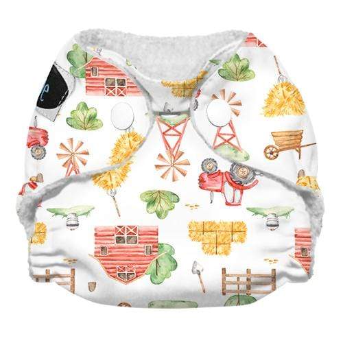 Imagine Baby Bamboo Snap All-In-One Diapers Little Farmer / Newborn