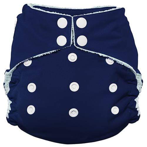 Imagine Baby Bamboo Snap All-In-One Diapers Navy Fleet / One Size