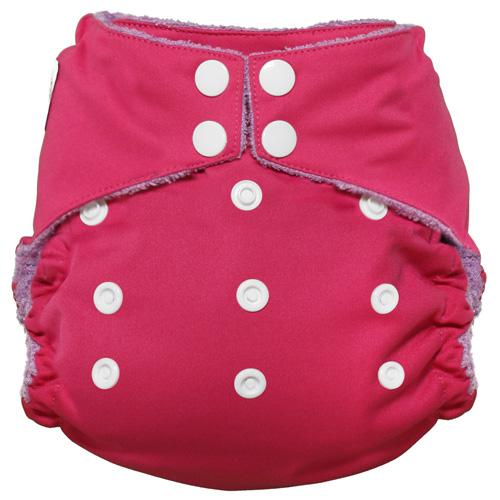 Imagine Baby Bamboo Snap All-In-One Diapers Raspberry / One Size