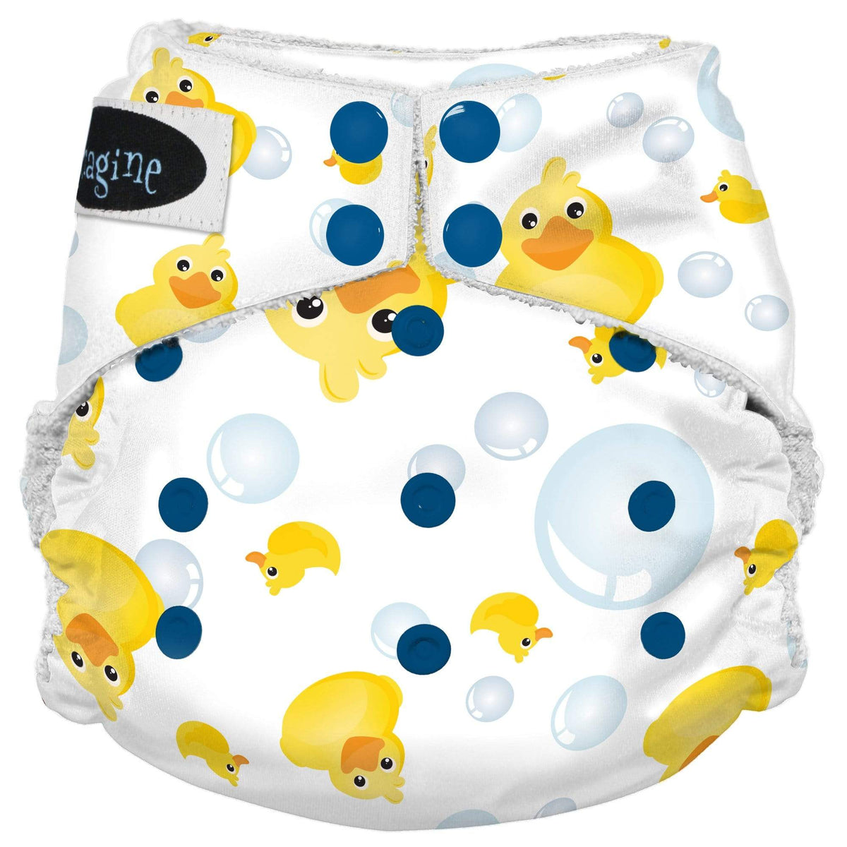 Imagine Baby Bamboo Snap All-In-One Diapers Splish Splash / One Size