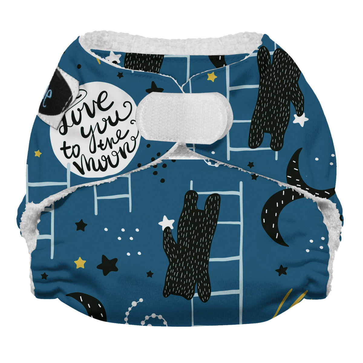 Imagine Baby Bamboo Snap All-In-One Diapers To the Moon / Newborn