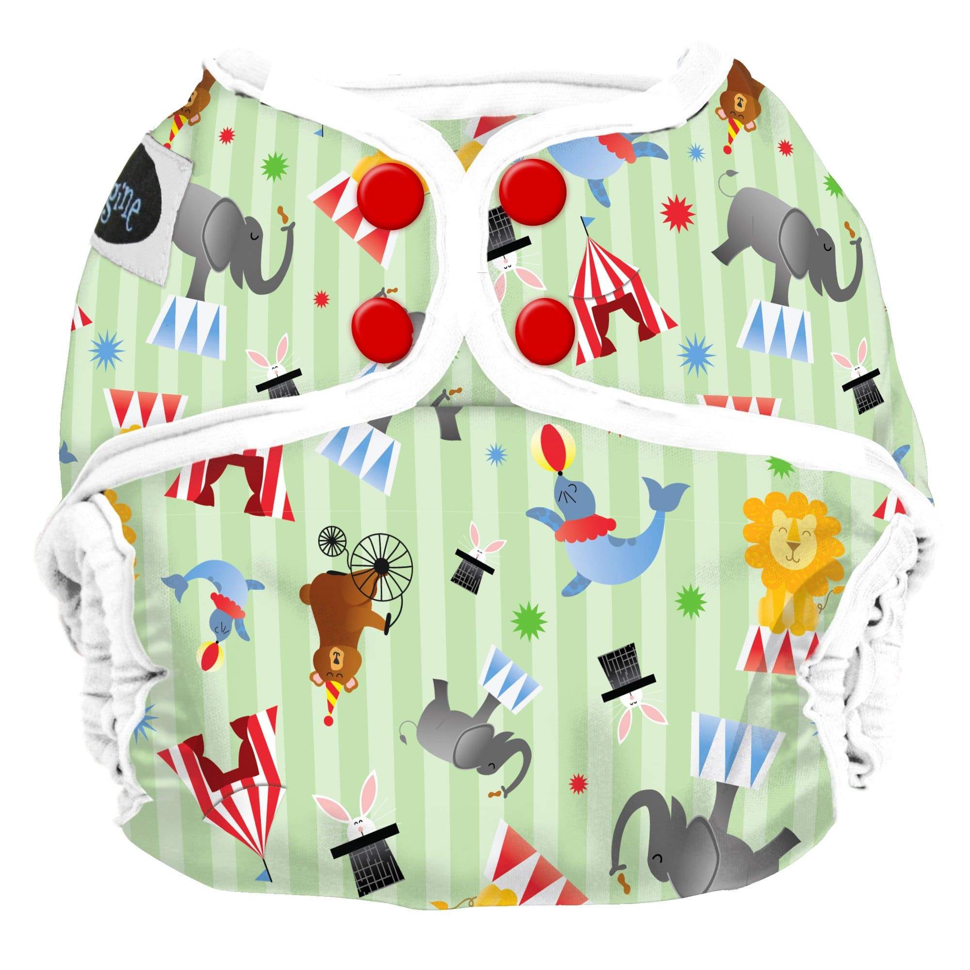 Imagine Baby Snap All-In-Two Diaper Jumbo's Circus