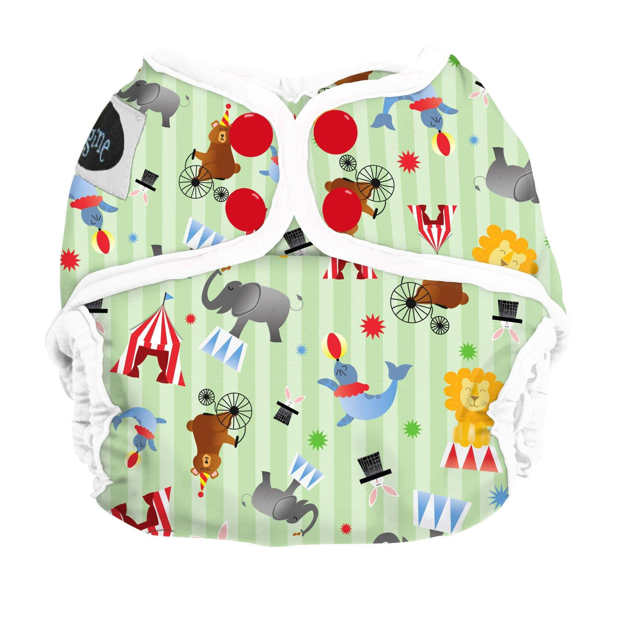 Imagine Baby Snap Diaper Cover Jumbo&#39;s Circus / One Size
