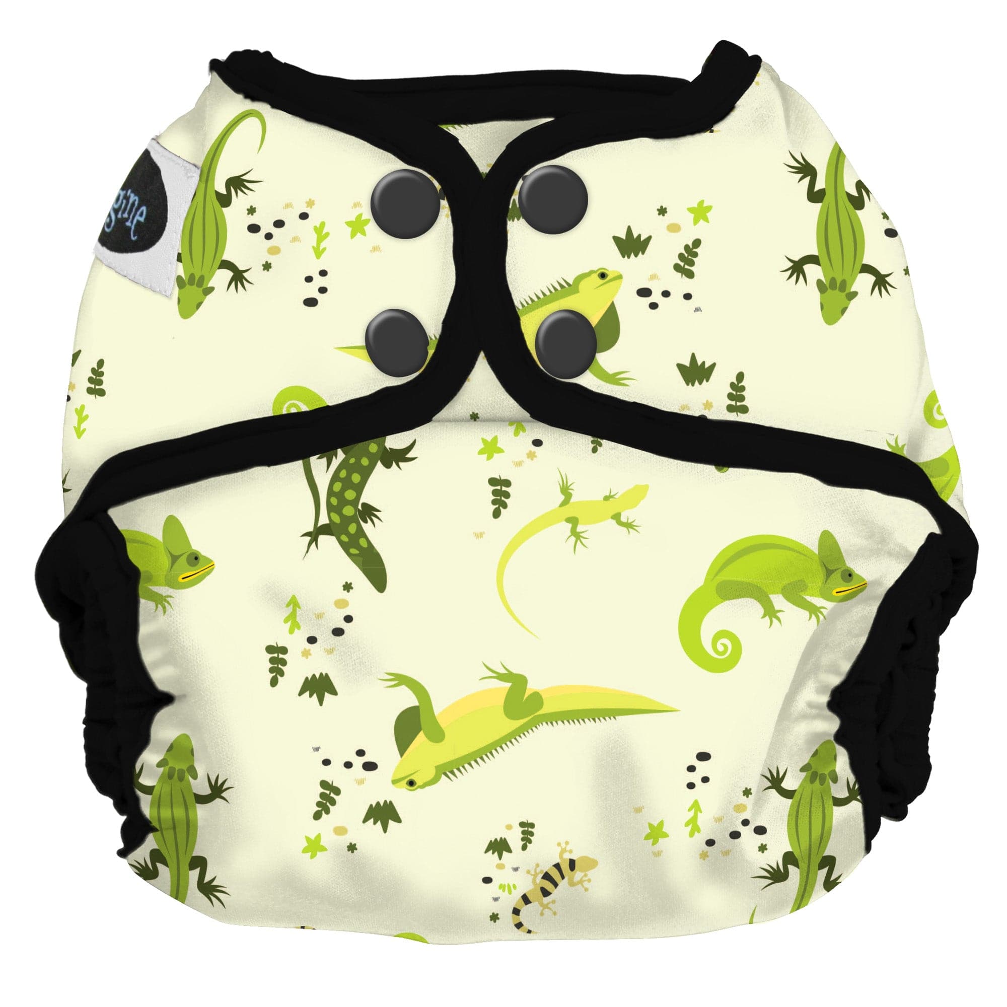 Imagine Baby Snap Diaper Cover Little Lizzards / One Size