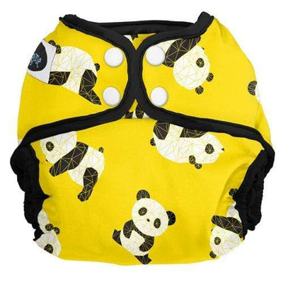 Imagine Baby Snap Diaper Cover Panda Fold / One Size