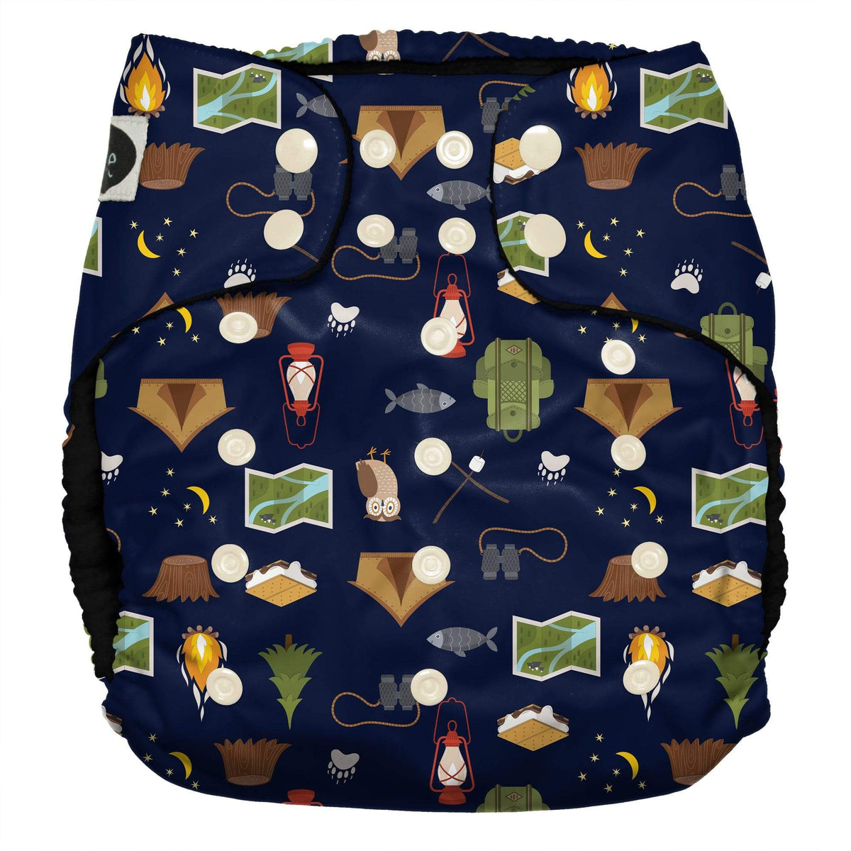 Imagine Baby Snap Pocket Diapers XL / Camp Evenings
