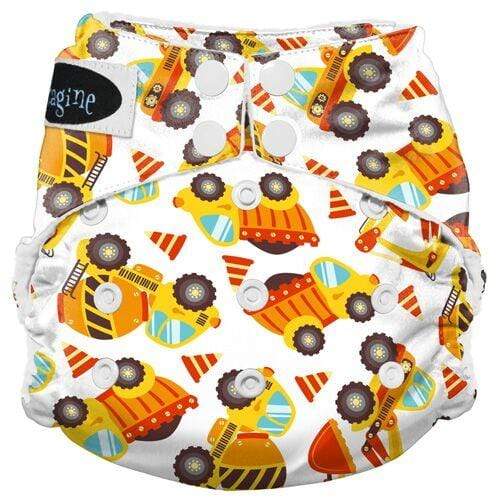 Imagine Baby Stay Dry Microfiber Snap All-In-One Diaper Can We Build It / One Size