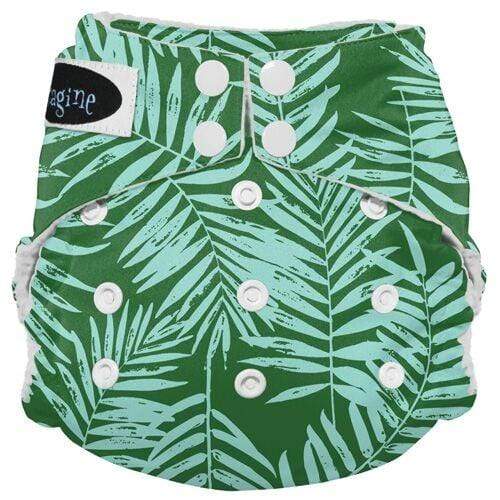 Imagine Baby Stay Dry Microfiber Snap All-In-One Diaper Palm Beach / One Size
