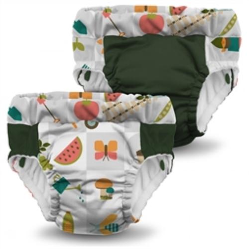 KangaCare Lil Learnerz Training Pant Two Pack Bloom &amp; Pine / L