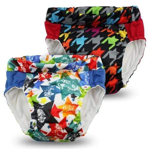 KangaCare Lil Learnerz Training Pant Two Pack Dragons Fly &amp; Invader / XS