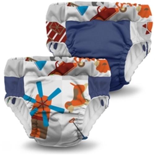 KangaCare Lil Learnerz Training Pant Two Pack Harvest &amp; Nautical / XL