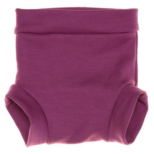 Nicki&#39;s Diapers Merino Wool Diaper Cover Mulberry / S