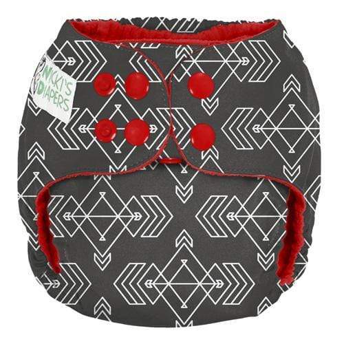 Nicki's Diapers One Size Snap Pocket Diaper Compass Stone