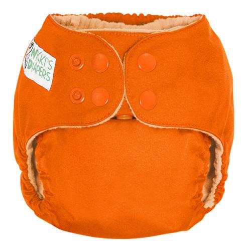 Nicki&#39;s Diapers One Size Snap Pocket Diaper Dreamsicle