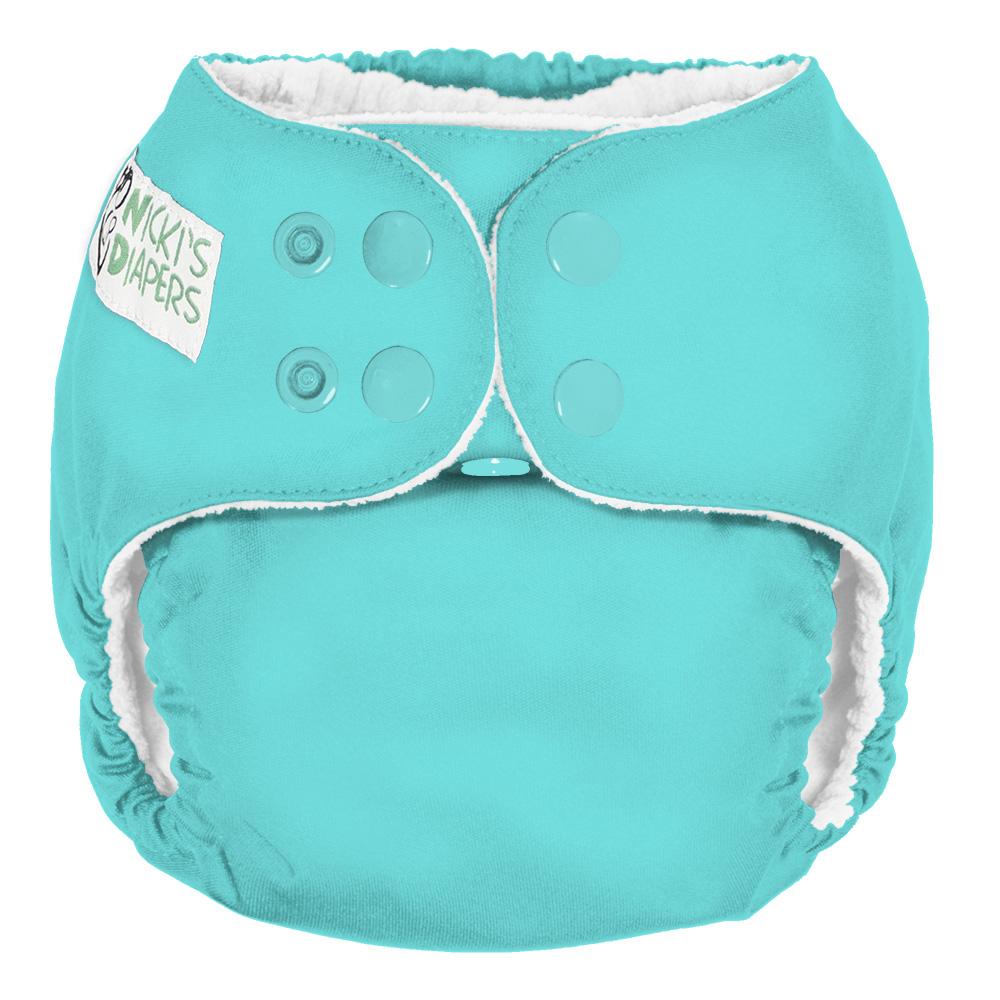 Nicki's Diapers One Size Snap Pocket Diaper Electric Slide